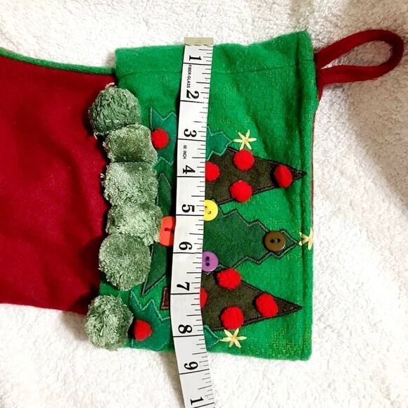 Christmas Trees Wool Blend Classic Christmas Stocking - Picture 7 of 10